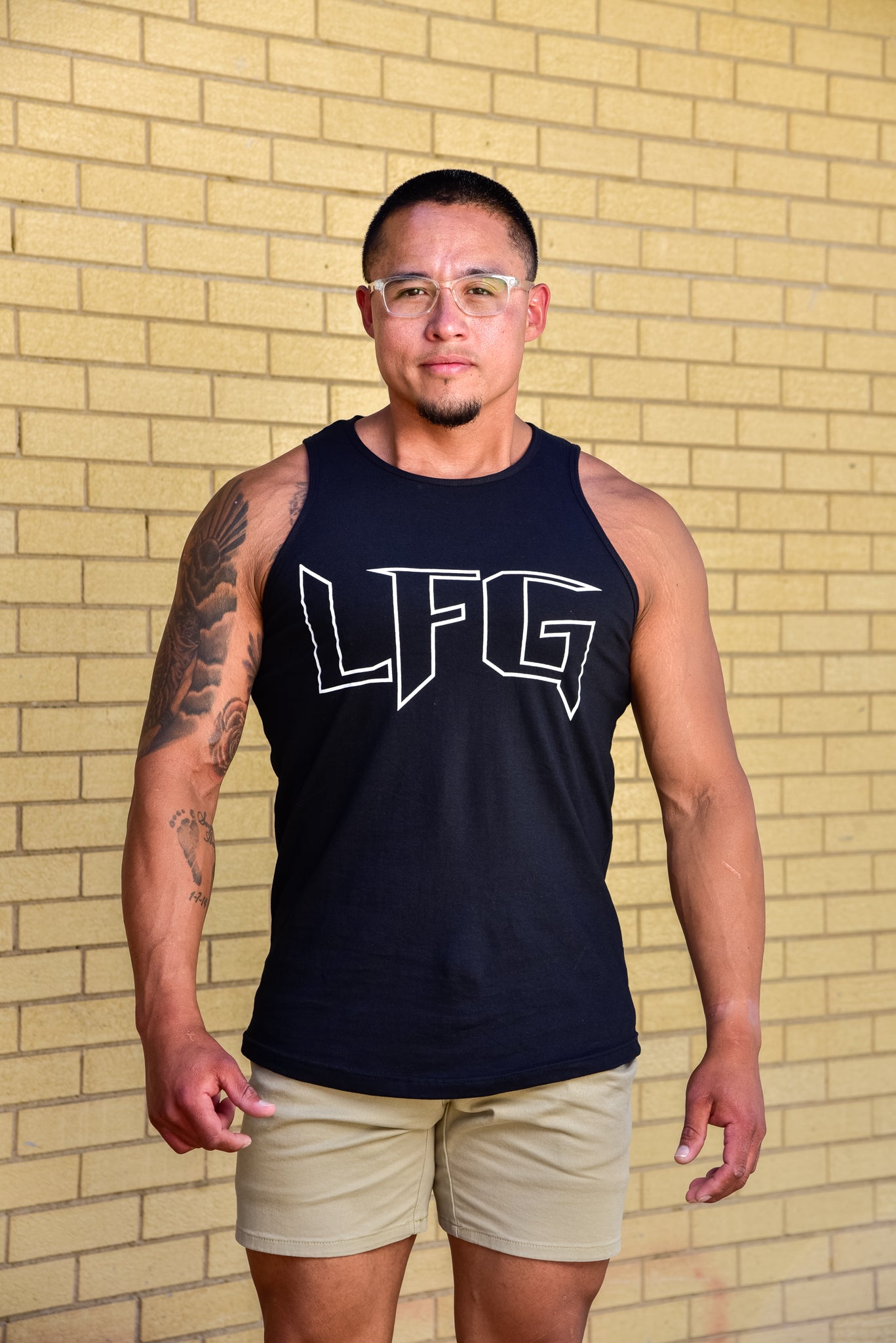 LFG Thin Fukn Line Swoop Bottom Tank Top