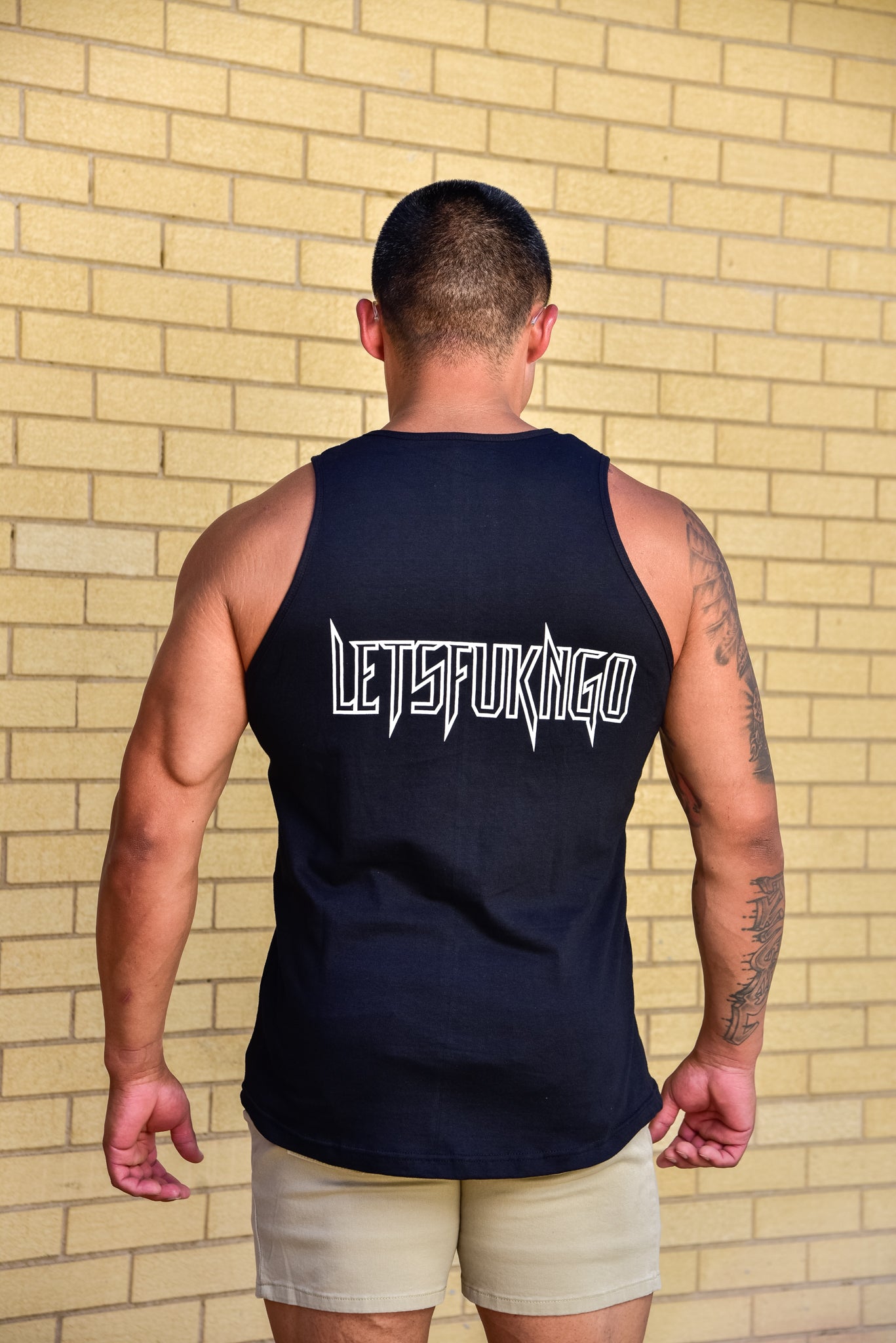 LFG Thin Fukn Line Swoop Bottom Tank Top