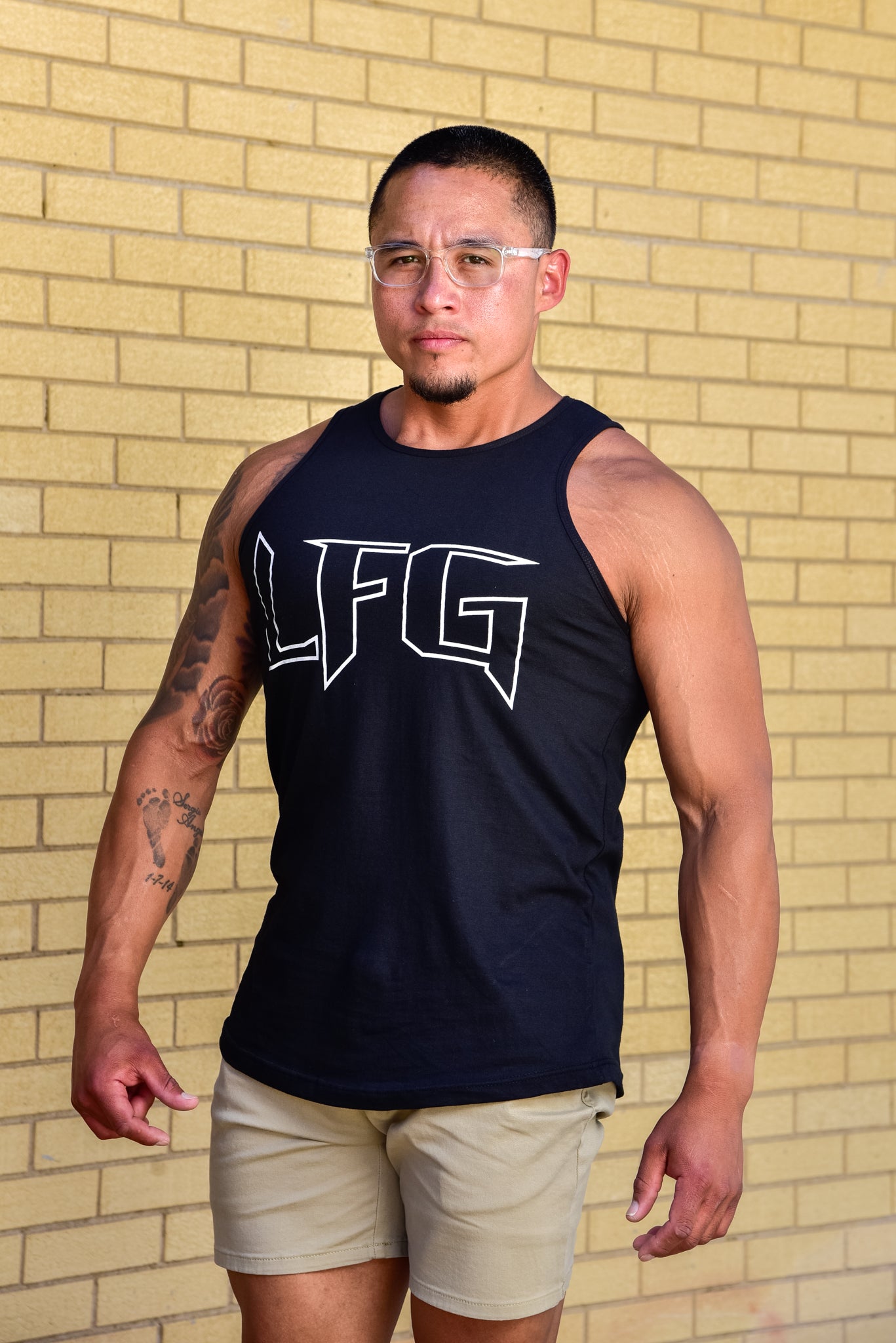 LFG Thin Fukn Line Swoop Bottom Tank Top