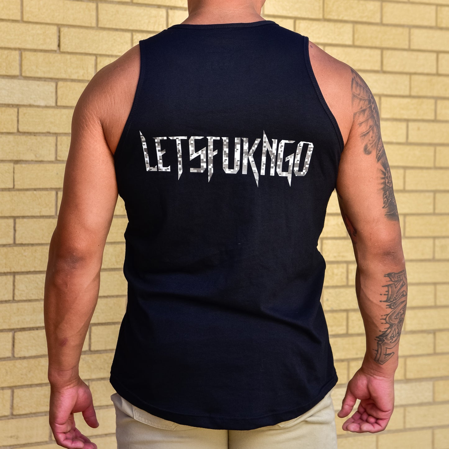 LFG Camouflage Swoop Bottom Tank Top
