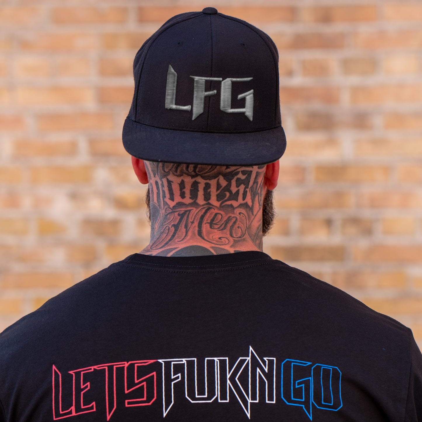 LFG Black and Graphite Snapback Hat