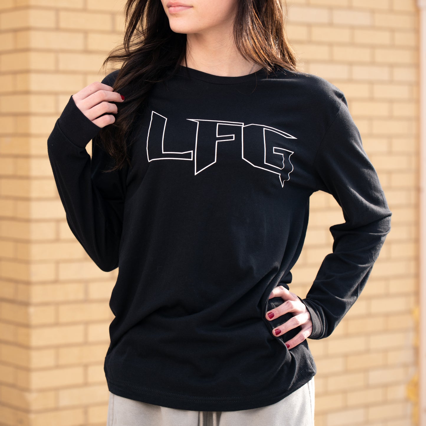 LFG Long Sleeve Thin Fukn Line T-shirt (Unisex)