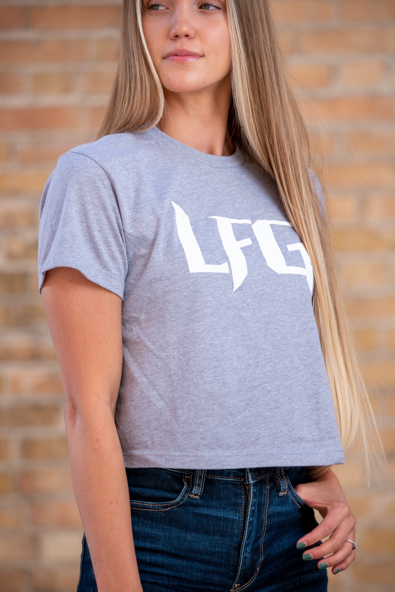 LFG Zero FUKS Womens Crop T-shirt