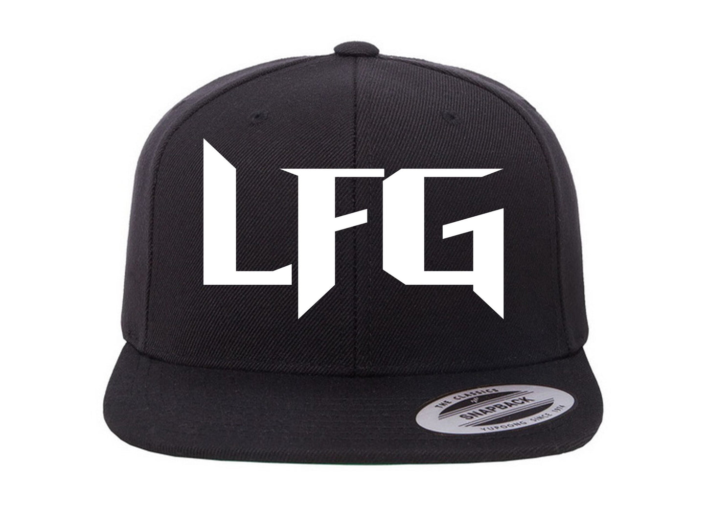 LFG Black and White Snapback Hat